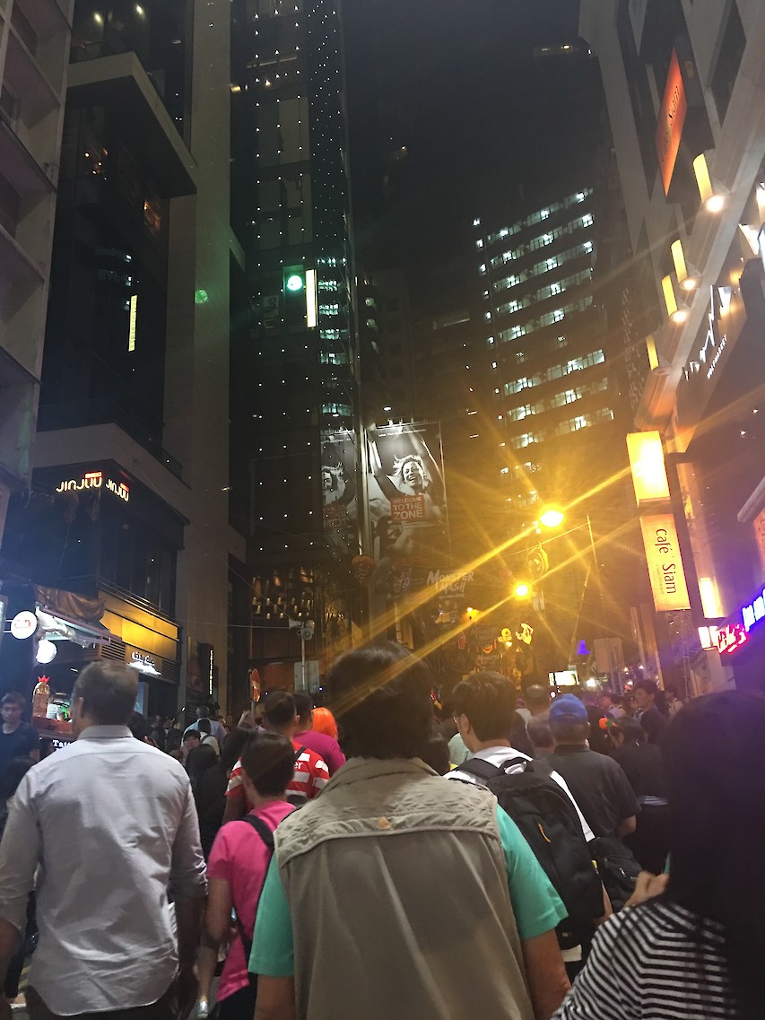 2017 Halloween Dr. Szeto with his students @ Lan Kwai Fong