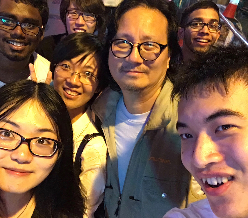 2017 Halloween Dr. Szeto with his students @ Lan Kwai Fong